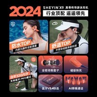 奢音（SHEYIN）【声学旗舰|专业游泳】X9真骨传导蓝牙耳机开放式专业游泳耳机8级防水 运动健身跑步骑行防水防汗 页岩黑|IPX8级深度防水 16G大内存