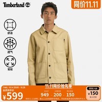 添柏岚（Timberland）官方男装外套式衬衫24秋冬新款休闲夹克|A2PB1 A2PB1DH4/甘草黄 M