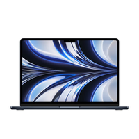 Apple/苹果AI笔记本/2022MacBookAir13.6英寸M2(8+10核)16G 512G 午夜色电脑 Z1610002F【定制】