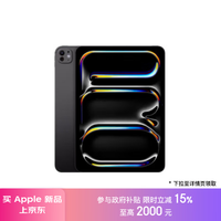 Apple/苹果 iPad Pro 11英寸 M4芯片 2024年新款平板电脑(512G WLAN版/MVVC3CH/A)深空黑色