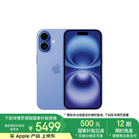 Apple/苹果 iPhone 16（A3288）256GB 群青色 支持移动联通电信5G 双卡双待手机