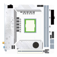 精粤 B660I Snow Dream ITX主板双M.2 2.5G网卡TYPEC RGB1700针 B660I Snow Dream 主板