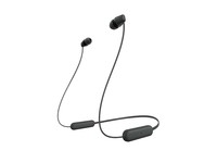 索尼（SONY）WI-C100 无线立体声 颈挂式 蓝牙耳机 IPX4防水防汗 约25小时长久续航 (WI-C200升级款) 黑色