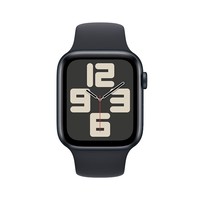 Apple/苹果 Watch SE 2023款智能手表GPS+蜂窝款44毫米午夜色铝金属表壳午夜色运动型表带S/M MRH63CH/A