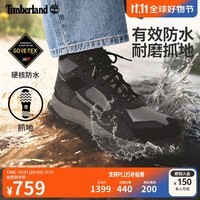 添柏岚（Timberland）官方男鞋24秋冬新款中帮徒步鞋户外防水休闲抓地|A44KK A44KK015/黑色 42