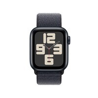 Apple/苹果 Watch SE 智能手表GPS+蜂窝款40毫米午夜色铝金属表壳浓墨色回环式运动表带MXHJ3CH/B