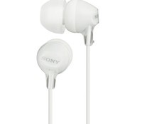 索尼（SONY） MDR-EX15LP 入耳式耳机有线手机电脑通用音乐耳机适用于安卓 白色