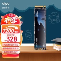 爱国者 (aigo)1TB SSD固态硬盘 M.2接口(NVMe1.4）PCIe4*4 长江存储晶圆P7000Y 读速7200MB/s  PS5笔记本适用