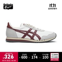 Onitsuka Tiger鬼塚虎男女款慢跑鞋轻便潮流舒适休闲鞋子时尚运动鞋DUALIO 灰色/蓝灰色 38