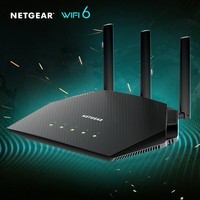 网件（NETGEAR） RAX10 AX1800双频WIFI-6千兆电竞网游路由器 迅游加速