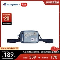 Champion美国冠军斜挎包男女 潮流休闲时尚相机包单肩包24SSP12 深蓝 MIC