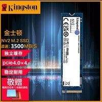 金士顿（Kingston）1TB 2TB SSD固态硬盘 M.2(NVMe PCIe 4.0×4)兼容PCIe3.0 NV2 读速3500MB/s AI 电脑配件 金士顿NV2 PCIE（4.0*4）