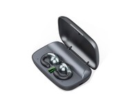 XAXR T20 不入耳降噪真无线蓝牙耳机迷你隐形小型高端挂耳式骨传导概念超长续航运动华为苹果通用 黑色