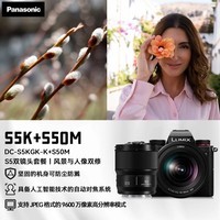 松下（Panasonic）S5 全画幅微单/单电/无反旗舰版数码相机 L卡口 双原生ISO S5丨20-60mm+50mm双镜头套装