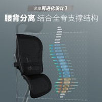 Ergonor 保友金豪b2/雄鹰 人体工学椅 电脑椅 电竞椅办公椅子可躺老板椅 【金豪b2】银白网-尼龙脚