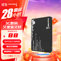 长城（Great Wall) 240GB SSD固态硬盘 SATA3.0接口 读速520MB/S台式机/笔记本通用 GW520系列