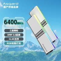 阿斯加特（Asgard）32GB(16Gx2)套 DDR5 6400 台式机内存条 RGB灯条-女武神·瓦尔基里 三星颗粒 CL38