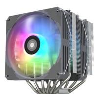 半岛铁盒（PADO）天狼星D600 CPU风冷散热器 6热管双塔 ARGB风扇 支持LGA1700/AM5平台