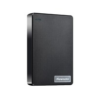 纽曼（Newsmy）1TB 移动硬盘  双盘备份 清风Plus系列 USB3.0 2.5英寸 风雅黑 海量存储 格纹设计