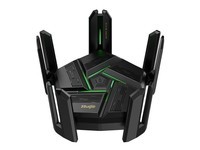 锐捷天蝎BE72Pro 千兆路由器wifi7 电竞路由 无线家用 穿墙王 7200M 9颗FEM+9网口 支持iPhone 16Pro