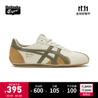 Onitsuka Tiger鬼塚虎男女鞋休闲鞋舒适透气轻便慢跑鞋RUNSPARK 1183B480 米黄色 39