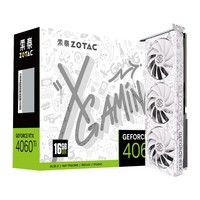 索泰（ZOTAC）GeForce RTX 4060Ti 8GB|16GB绘图游戏AI作图大显存显卡 RTX4060Ti 16G X-G OC 欧泊白