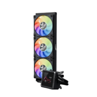 瓦尔基里（VALKYRIE）B360-GT VK 一体式CPU水冷散热器 3.95吋IPS液晶屏 多平台支持 ARGB光效 一线通风扇