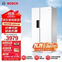 博世（BOSCH）【云朵白】502升超薄可嵌入式变频大容量风冷无霜 国补以旧换新 对开双开门家用冰箱 K1EA50209C 