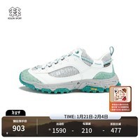 KOLON SPORT/可隆徒步鞋 男女同款MOVE EARTH运动登山鞋 LUFG3MNK21-GR 绿 270