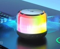 惠普（HP） 无线蓝牙音箱 琉璃迷你小型音响便携式插卡电脑桌面家用户外低音炮车载播放器大音量 S02琉璃炫彩蓝牙音箱