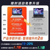 ߲ʺ磨ColorfulG15Ʒ 15.6Ӣ 40ϵԿϷʼǱѧƼרҵAI PC羺4050ֱ i5-12500H 16G/512̬ 2K165Hz 