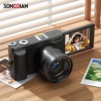  SONGDIAN DC101L Digital Camera Introductory Fool Micro single vlog Video Student Flip Selfie Camera Official Standard 64G Memory