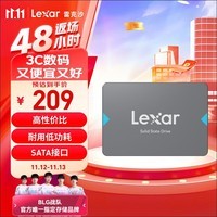 雷克沙（Lexar）NQ100系列 480GB 2.5英寸 SATA3.0接口 SSD固态硬盘 读速550MB/s 办公游戏高效率 升级优选