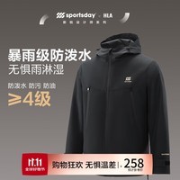 HLA海澜之家夹克男24SPORTSDAY马术运动连帽外套男春季城市轻户外