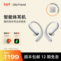 Ola Friend智能体耳机 开放式不入耳 AI蓝牙耳机 超轻6.6g长续航通话降噪  字节跳动耳机豆包耳机小钱包 流光银