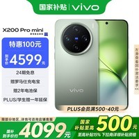 vivo X200 Pro mini 12GB+256GB 钛青 国家补贴6.31英寸纤薄小直屏 蔡司超级长焦 5700mAh蓝海电池手机