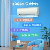 海尔（Haier）【山茶花系列】劲爽除甲醛1.5匹一级能效 冷暖空调挂机 KFR-35GW/C2LGA81U1国家补贴以旧换新