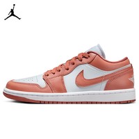 耐克NIKE篮球鞋男女AJ1乔1 JORDAN 1低帮运动鞋DC0774-080白橙38