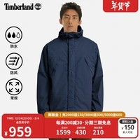 添柏岚（Timberland）官方男装冲锋衣秋冬新款户外防水防风夹克|A68XF A68XF433/深宝石蓝 L