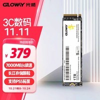 光威（Gloway）1TB SSD固态硬盘 M.2接口(NVMe协议) PCIe 4.0x4 长江存储颗粒 弈二代系列 黑神话装机升级