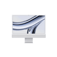 Apple/苹果【教育优惠】AI笔记本/2023款 iMac 24英寸银色 4.5K屏M3(8+8核)8G256G 一体式电脑MQR93CH/A