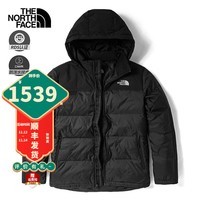 北面（The North Face）羽绒服男2024秋冬新款鹅绒上衣运动服户外防风保暖舒适休闲外套 JK3/黑色/建议拍大一码 M/170