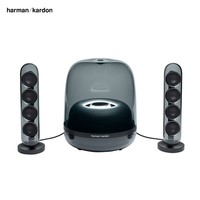 哈曼卡顿 Harman/Kardon水晶四代 无线蓝牙桌面音箱 电视电脑音响  SoundSticks 4黑色