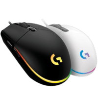 罗技（G） G102二代有线游戏鼠标 RGB电竞绝地求生LOL鼠标  8000DPI轻量化编程鼠标台式鼠标 G102（黑色）