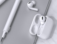 驰界 耳机清洁笔无线蓝牙充电仓清理套装华为苹果airpods2代3pro除尘毛刷清除污渍多用途 多用途清洁笔-白色