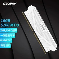 光威（Gloway）16GB DDR5 5200 台式机内存条 天策系列-皓月白