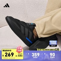 adidas ADIPUFF面包鞋柔软舒适保暖可踩跟棉鞋冬阿迪达斯轻运动 黑色 44.5