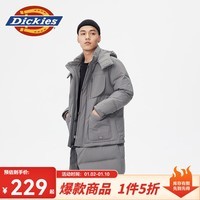 dickiesDickies羽绒服 可拆卸下摆长款羽绒服10913 青铜色 2XL