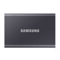 三星（SAMSUNG） 1TB Type-c USB 3.2 移动固态硬盘（PSSD） T7 灰色 NVMe传输速度1050MB/s 超薄时尚