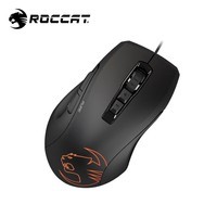 冰豹 德国ROCCAT魔幻豹kone夜枭有线RGB鼠标（电竞游戏鼠标 办公有线鼠标 笔记本电脑鼠标） KONE PURE夜枭SEL版-黑色